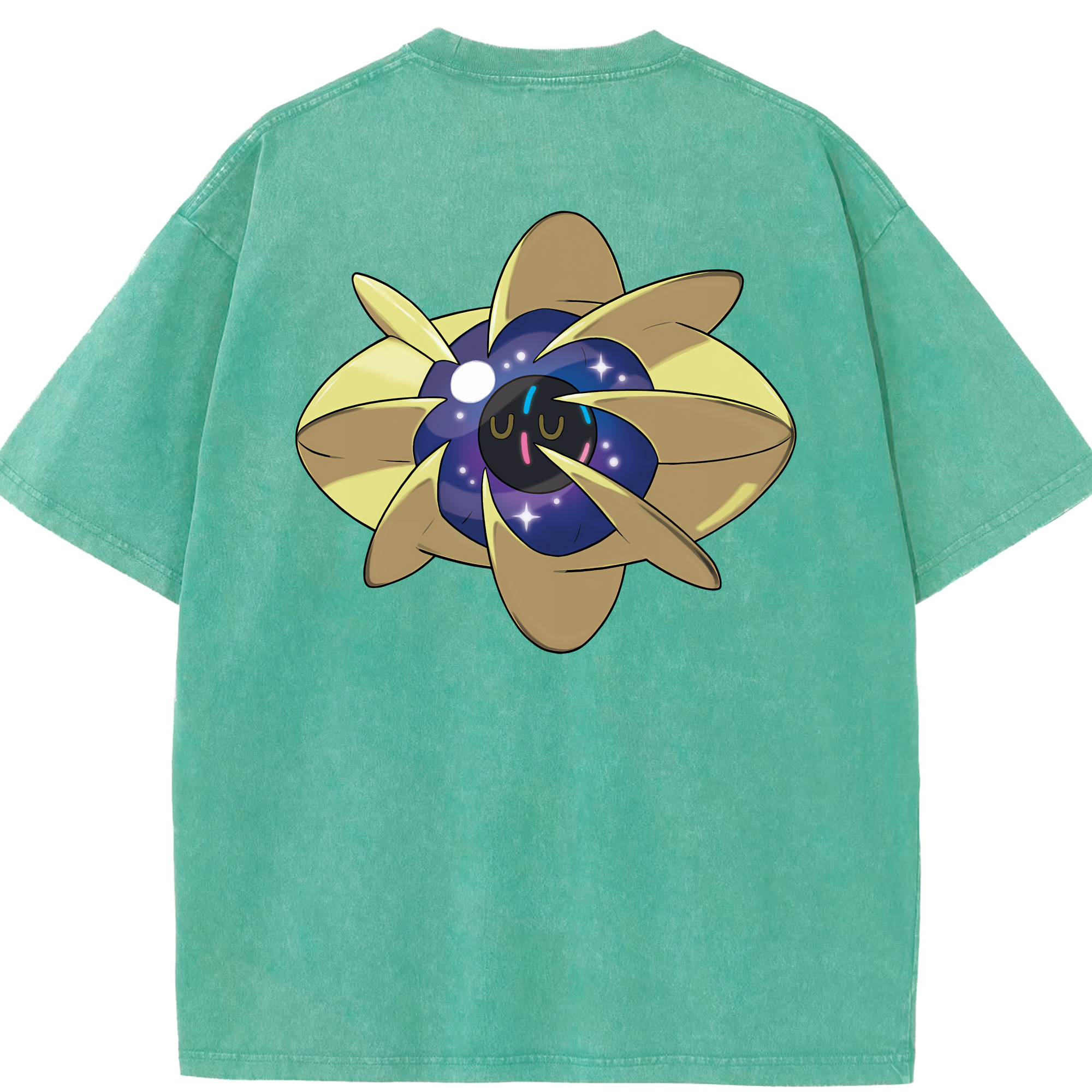 （画像用） ポケットモンスター Pokémon 綿100% ヴィンテージ風 半袖Tシャツ（背面プリント）
